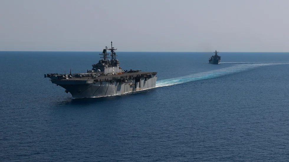 Amerikanska marinen i Röda havet. Arkivbild.