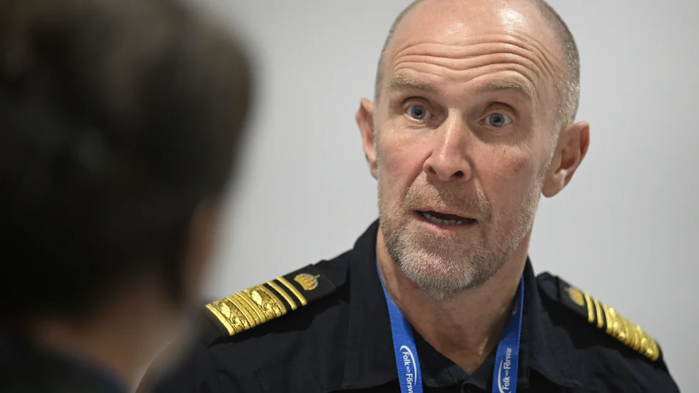 Stefan Hector, vice rikspolischef, deltar vid rikskonferensen Folk och försvar.
