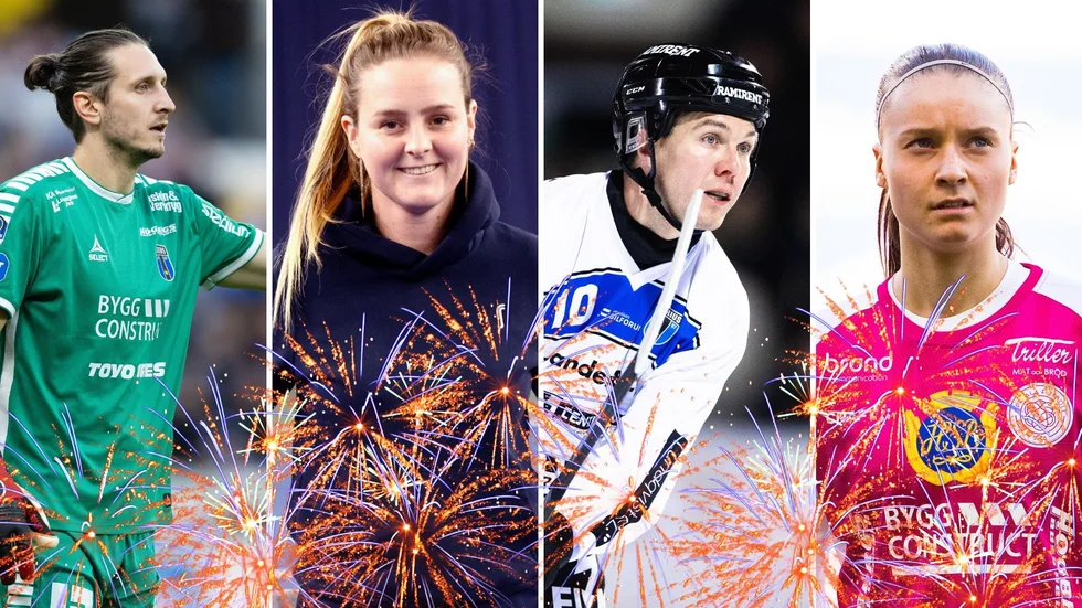 Uppsalas sportprofiler delar med sig av sina nyårslöften. 