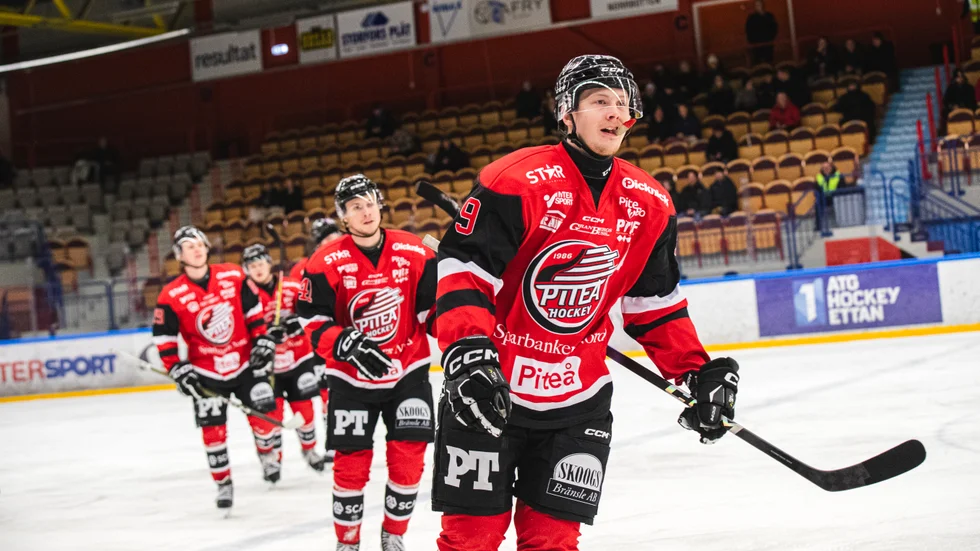 Petter Mäkitalo gjorde två mål i matchen mot Nyköping som Piteå vann med 5-2. (Arkivbild)