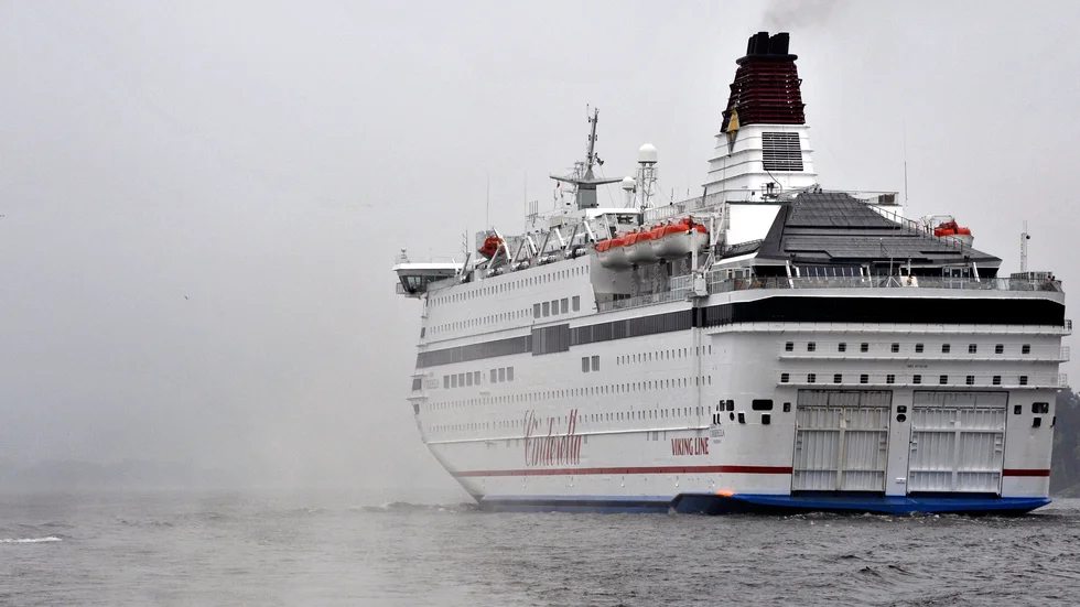 Viking Lines färja Cinderella. Arkivbild.