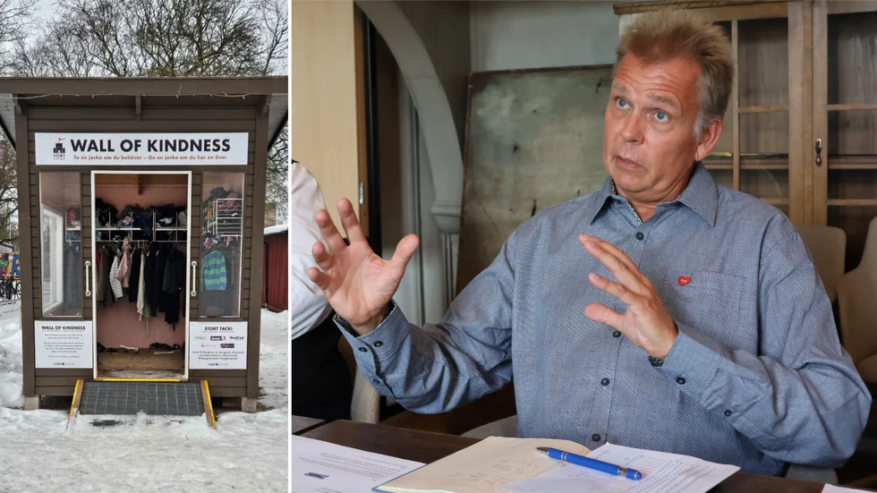 Vimmerbys utvecklingschef Egon Karlsson tycker att idén om en bod med varma kläder till behövande är en intressant idé, men att man behöver utreda detaljerna innan man kan gå vidare.