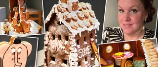 Se de unika pepparkakshusen – därför vann hennes bygge