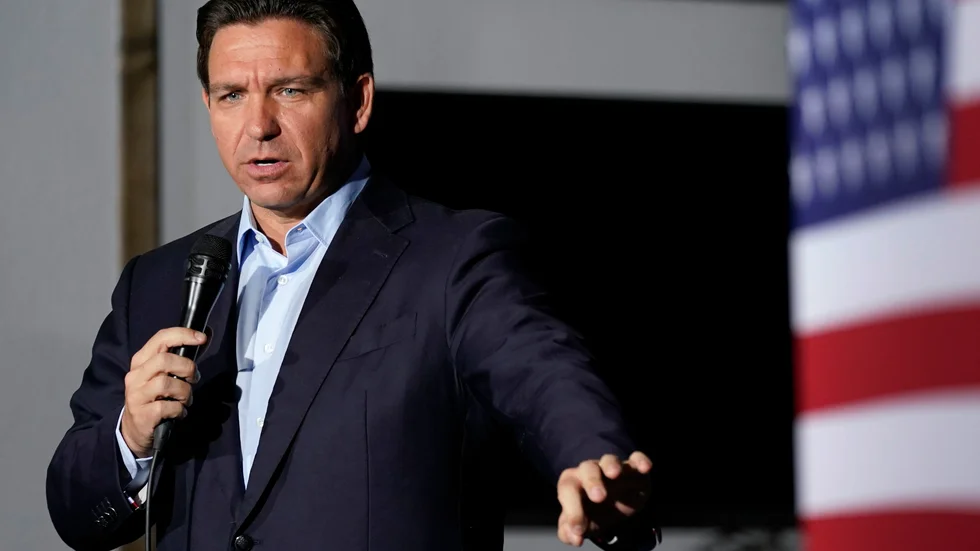 Floridas guvernör Ron DeSantis. Arkivbild.