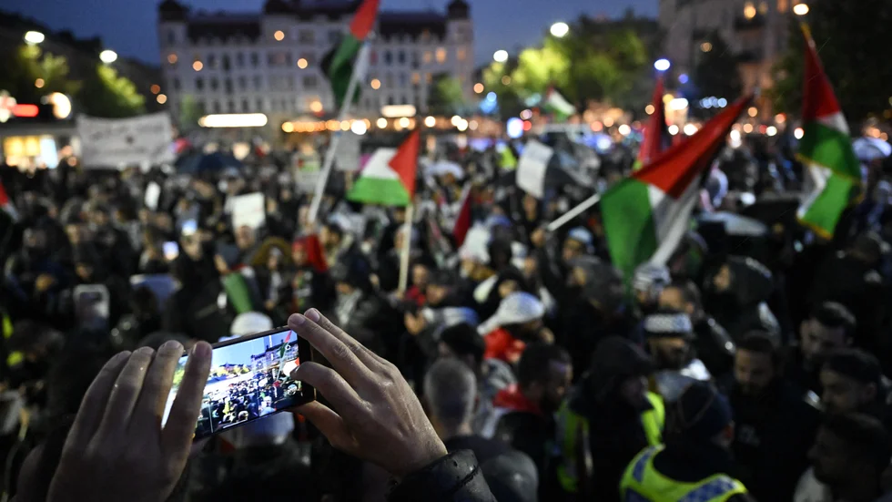 tt uttrycka stöd för Palestina är inte olagligt – däremot kan uppmaningar att stötta Hamas vara det, enligt en juridikprofessor. Arkivbild.