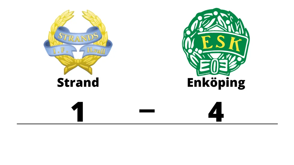 Strands IF förlorade mot Enköpings SK FK