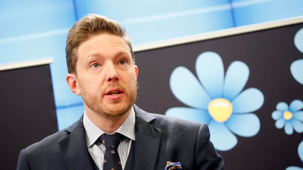 Josef Fransson, ledamot i riksdagen för Sverigedemokraterna. Arkivbild.