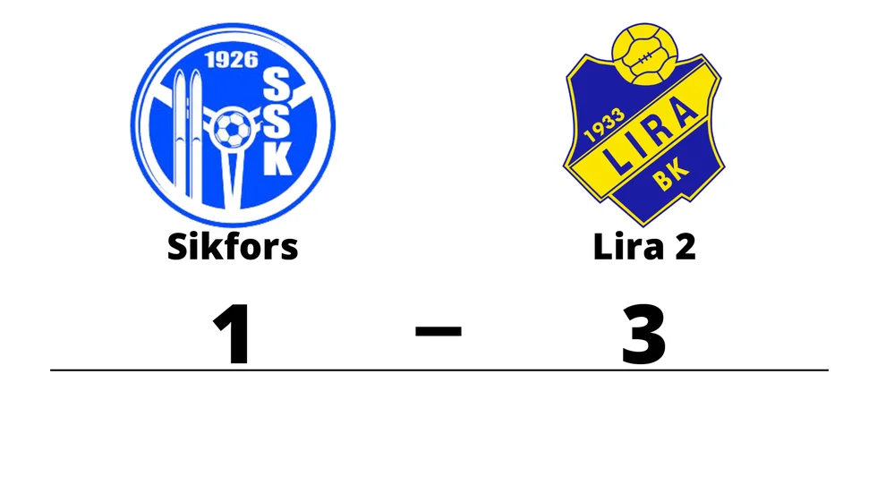 Sikfors SK 9 mot 9 förlorade mot Lira BK 2