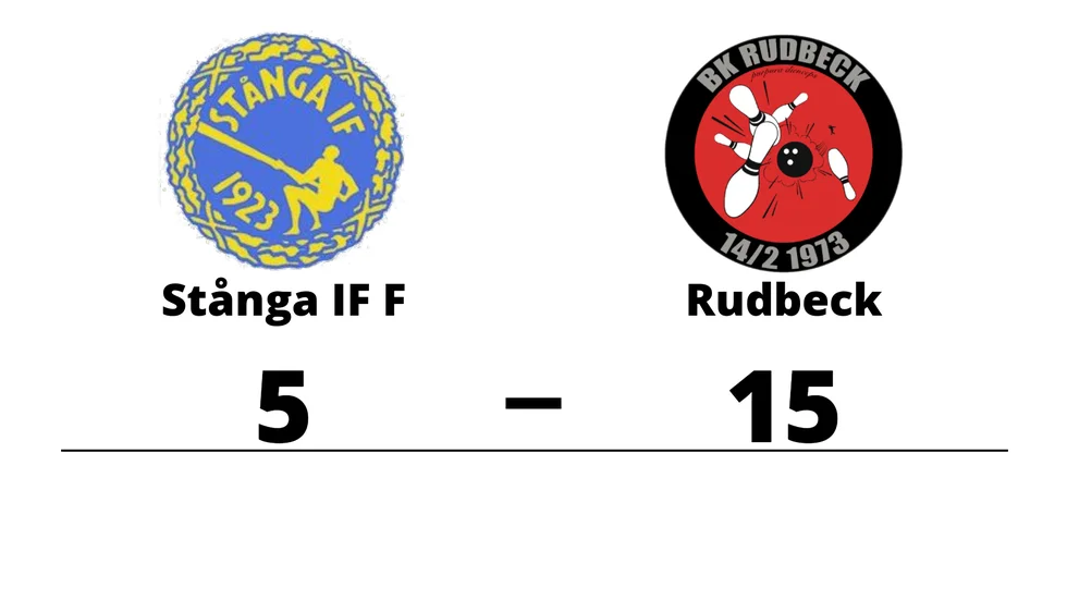 Stånga IF F förlorade mot BK Rudbeck