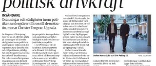 Representativiteten har blivit en helig ko