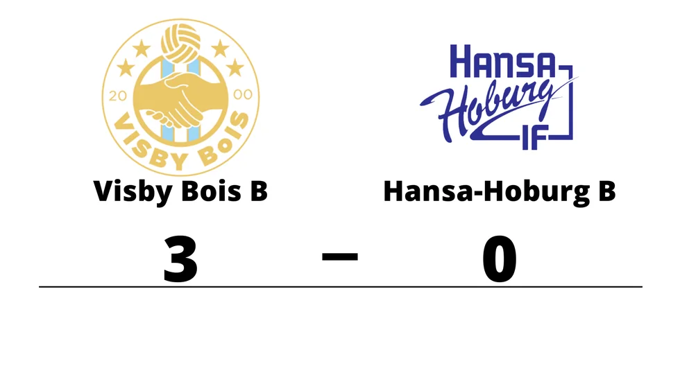 Visby BoIS B vann mot IF Hansa-Hoburg B