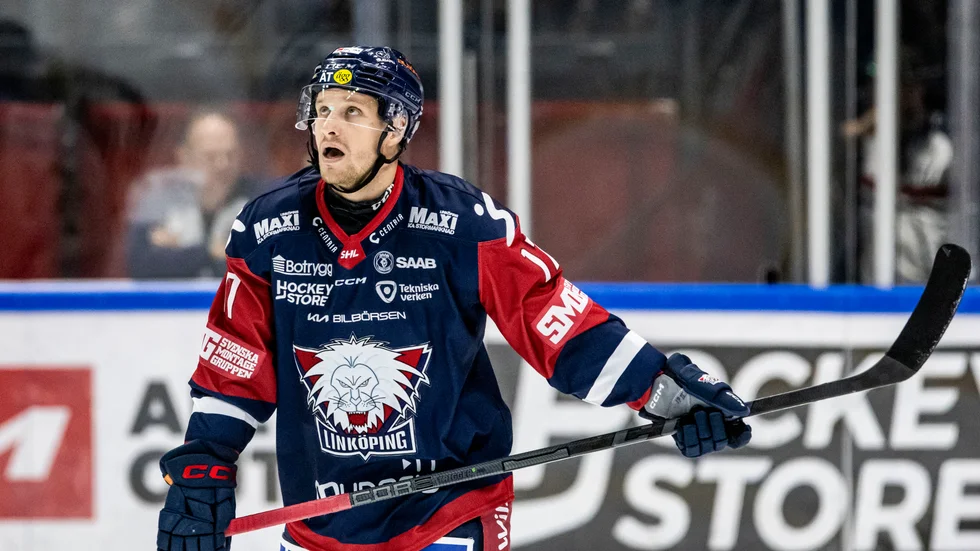 Henrik Törnqvist deppar efter ett av Leksandsmålen.