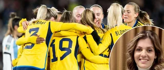 Fest i Stadsparken när Sverige möter USA i fotbolls-VM