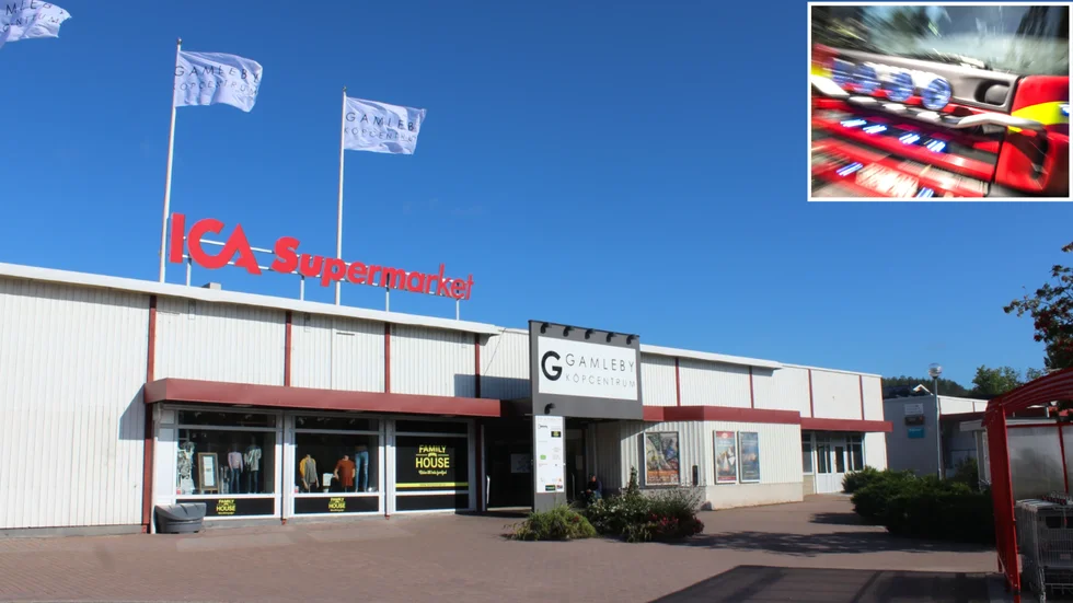 Räddningstjänsten ryckte ut för att undersöka röklukten i Gamleby centrum.