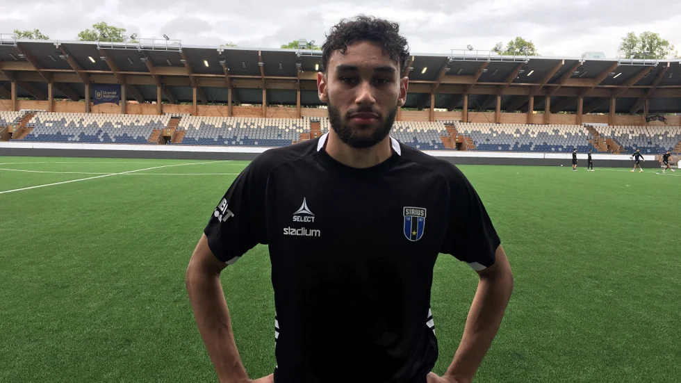 Joakim Persson efter den näst sista träningen inför matchen mot Kalmar.