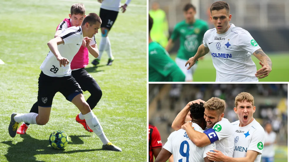 Oliver Stefánsson och Ísak Bergmann Jóhannesson kom till IFK samtidigt. Ikväll möts de i Champions League-kvalet. 