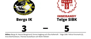 Bergs IK föll med 3-5 mot Telge SIBK