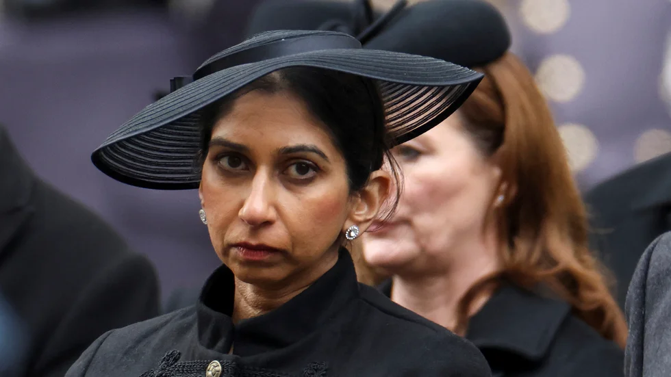 Storbritanniens före detta inrikesminister Suella Braverman.