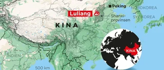 Många omkomna i brand i norra Kina