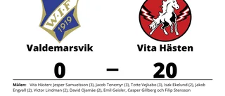 Nio raka segrar för Vita Hästen