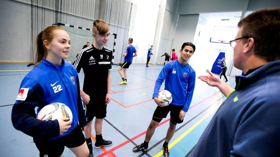 Julius Brekkan under sin tid på Gottsundaskolan.