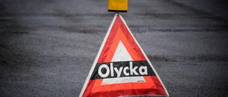En till sjukhus efter trafikolycka