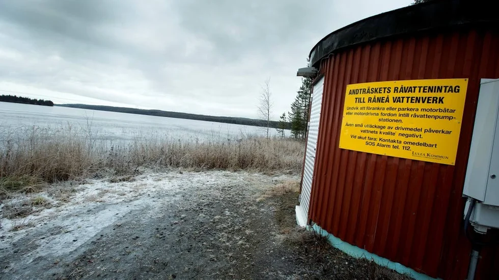 Råneåborna ska få sitt dricksvatten från vattenverket i Gäddvik om fem-tio år. Tills vidare kommer vattnet från sjön Andträsket.