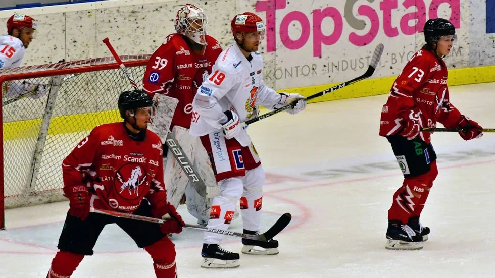 På gång. William Quist, här i en match mot Vita Hästen, gjorde sin bästa match efter skadan han ådrog sig i december.