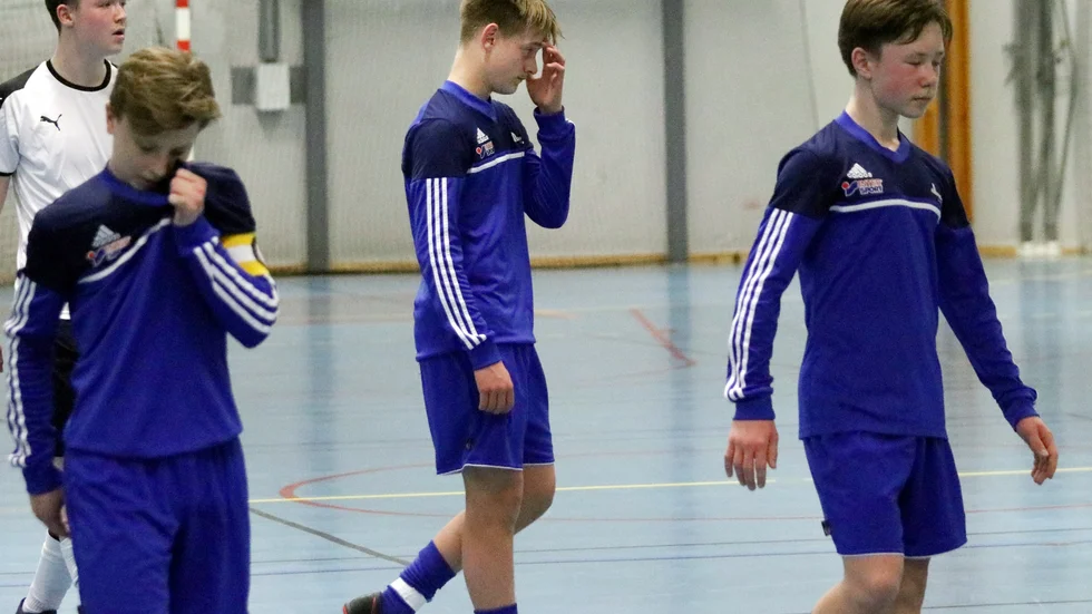 Viggo Brönner, Filip Lundin och Eric Wahlström efter förlusten mot Engelbrekt.