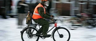 Slalom på mopded i Vintervurpan