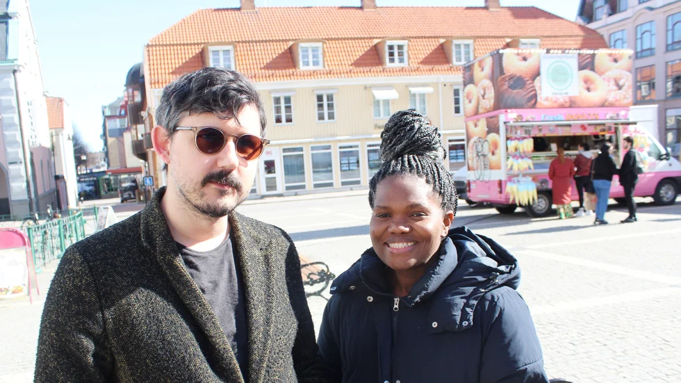 Simon Mlangeni-Berg med hustrun Nonkululeko Anna Mlangeni. 