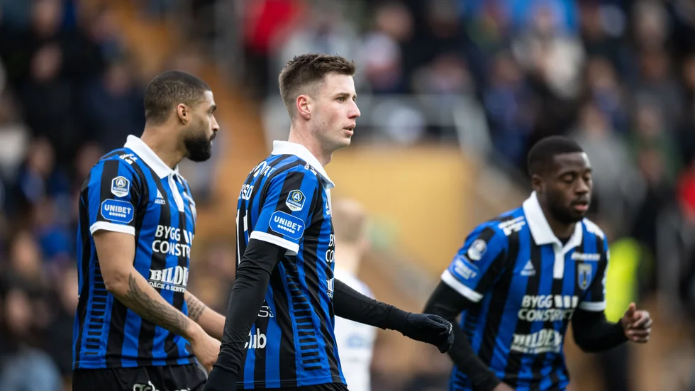 Siriusspelare i matchen mot Sundsvall. 