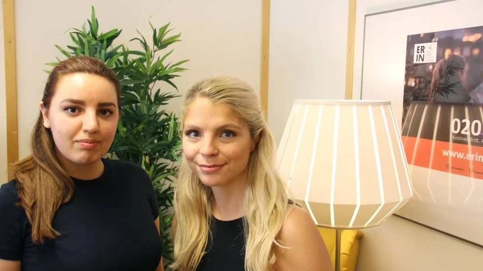 Caroline Pappa och Suzana Fatah vill hjälpa kvinnor ur våldsamma situationer.