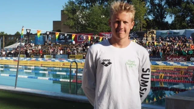 15-årige Mikael Söderberg tävlar i Nordiska Ungdomsmästerskapen.