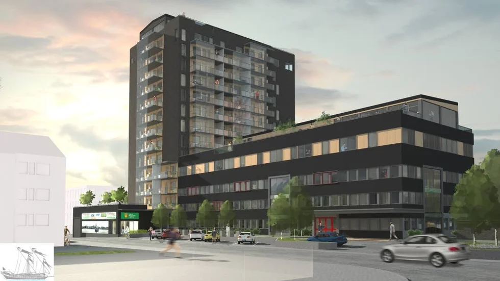 Bilden föreställer Selbergs projekt på Varvet i Luleå.