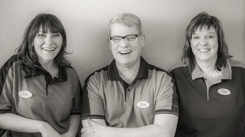 Pilar Catalá, Göran Sahlen och Clivia Erdel-Kickeritz på Team Norrtand.