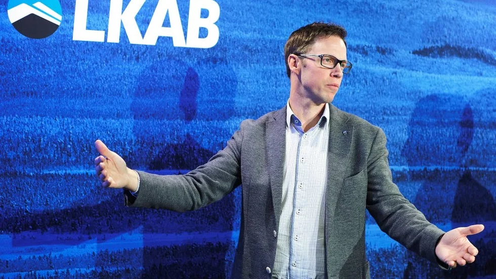 Anders Lindberg, informationschef vid LKAB.