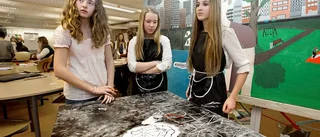 Konst om våld på Valsätraskolan