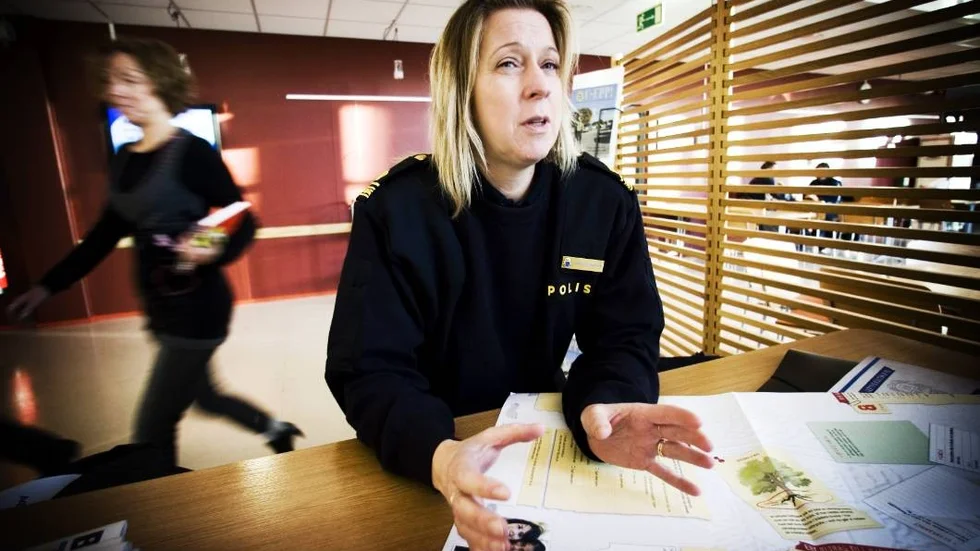 Lisa Sannervik, presstalesperson vid Uppsalapolisen.