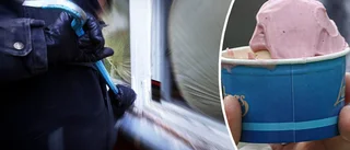 Misslyckad glasskupp på torsdagsmorgonen