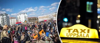 ”Enormt tryck på taxibilar”