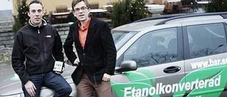 Omvandlad miljöbil visades i Uppsala