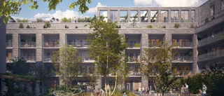 Taket på huset sticker ut när Hyresbostäder bygger nytt: "Det är nog det mest spännande i hela projektet"