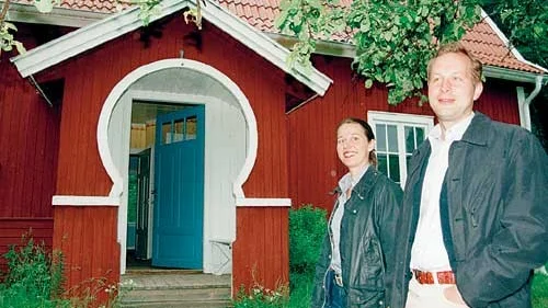 Sofia och Åke Hammarskjöld fick en spinoff-effekt efter att Farmen spelats in på ett av deras torp sommaren 2001. Här ordnades teambuilding och konferenser. Det är ett av flera exempel på satsningar paret gjort för att utveckla verksamheten på Tuna gård. Foto: Jimmy Karlsson