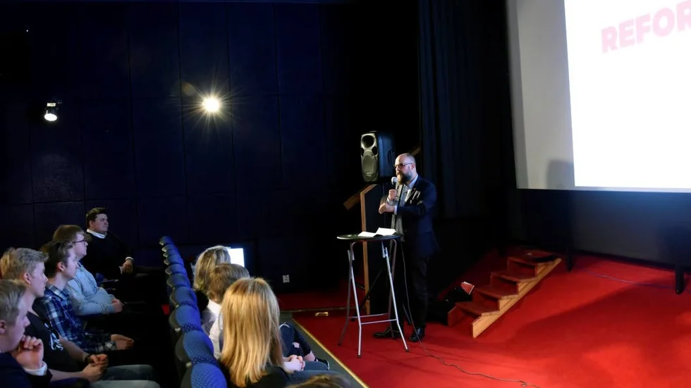 Refomisternas Daniel Suhonen.