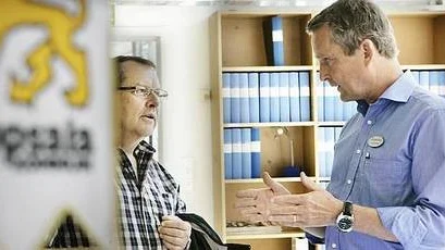 Bengt Larsson från Rasbo tyckte att Skatteverkets Leif Ekerling gav positiva besked om avdragsrätten.