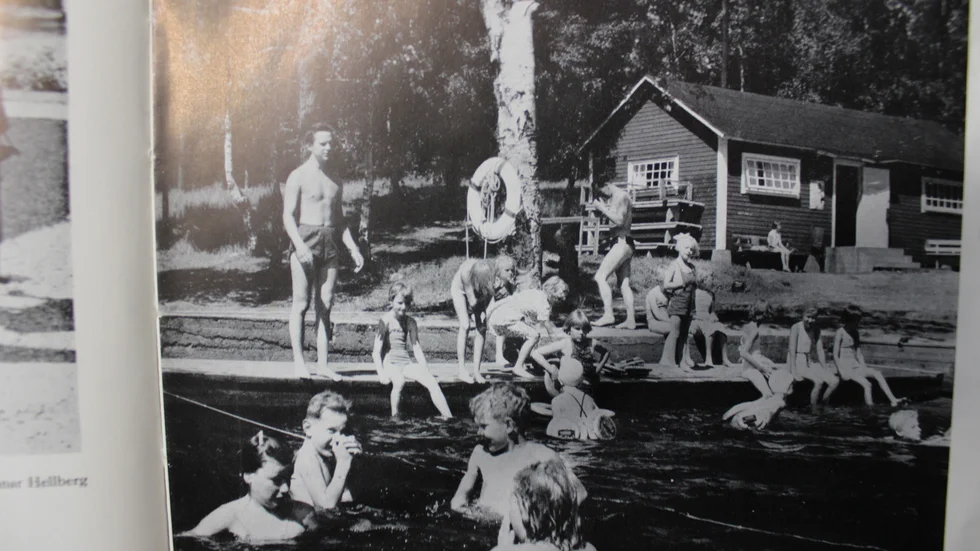 Finspångs Simsällskap vid Bönernbadet.