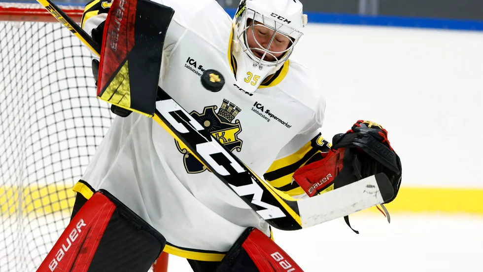 AIK:s målvakt Ellen Jonsson storspelade, men fick till slut ge sig i bortamötet med Linköping. Arkivbild.