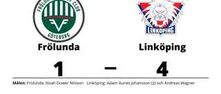 Adam Aunes Johansson i målform när Linköping vann