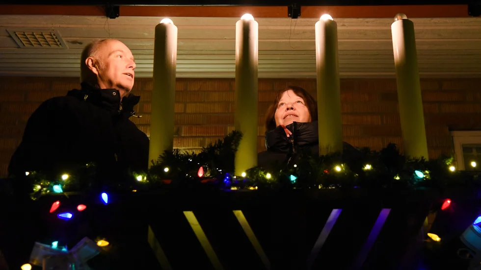 Ulf och Annika Lindström, när VT besökte paret inför julen 2019.